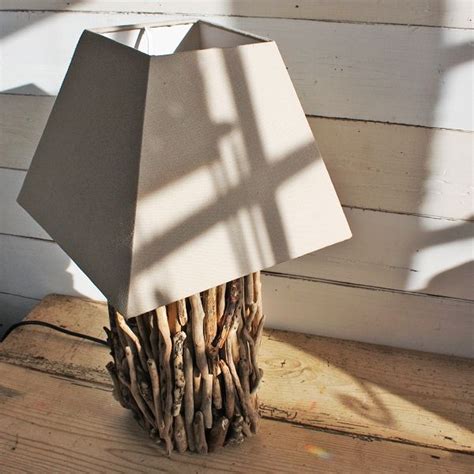 The home of beautiful bespoke driftwood art. Driftwood Stick Table Lamp | Driftwood Lighting | Coastal Decor | Modern coastal decor, Coastal ...