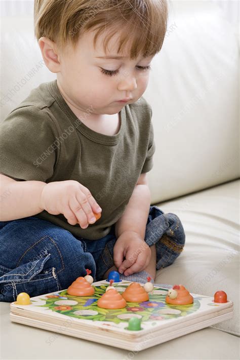 Toddler playing - Stock Image - M830/2293 - Science Photo ...