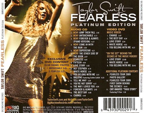 Слушайте fearless (taylor's version) от taylor swift на deezer. Taylor Swift : Caratulas Album's