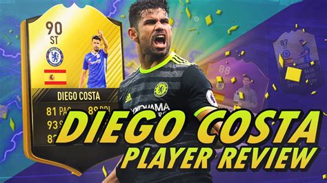 Diego forlán corazzo (spanish pronunciation: FIFA 17 UT - Third IF Diego Costa (90) Player Review w ...