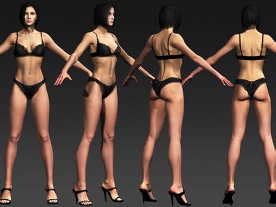 3d models below are suitable not only for printing but also for any computer graphics like cg, vfx, animation, or even cad. 3d ashley female rigged