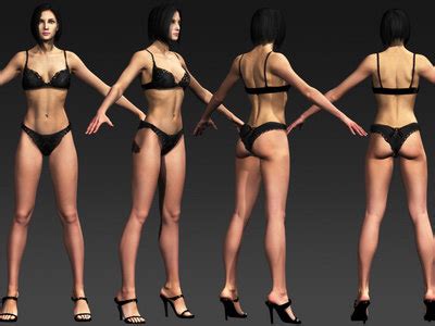 Every day new 3d models from all over the world. 3d ashley female rigged