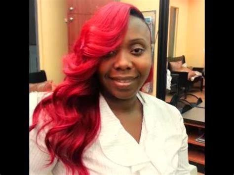 Not only k michelle hairstyles, you could also find another pics such as k. K MICHELLE RED HAIR INSPIRED THIS LOOK! - YouTube