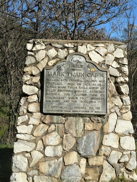 It was in virginia city that samuel clemens acquired the pseudonym mark twain. Mark Twain's Cabin on Jackass Hill Rd California | Family ...