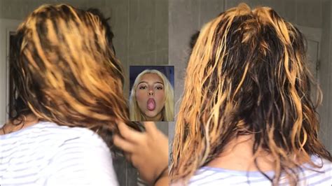 Bleach after using the clarifying shampoo, dry your hair. bleaching my hair blonde bc y not | FAIL?!?!!?!?!! - YouTube