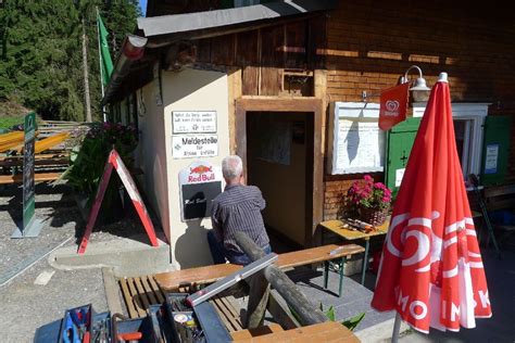 Lustenauer hütte seehöhe 1250 m, kategorie iii, vorarlberg, bregenzerwaldgebirge. Renovation Lustenauer Hütte 18.07.2012 Alpenverein