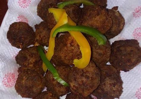 Deep fry chicken to enjoy classic comfort food. Homemade Deep fried meatball Recipe by Victor Ochieng ...