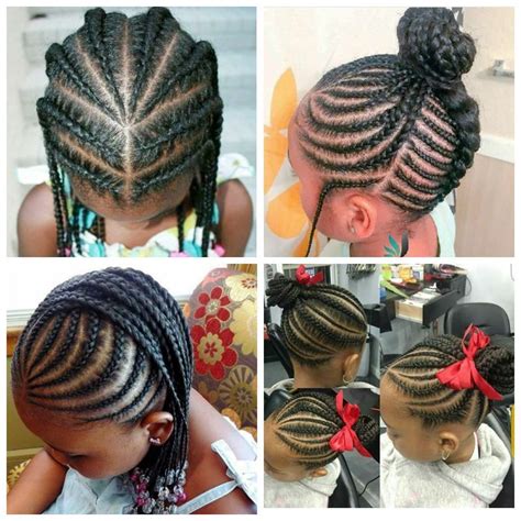 Check out this easy peasy hairstyle for young girls which can be. Sweet Cornrows For Cute Little Girls | Hair styles, Short ...