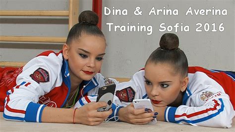 Дина и арина записались в секцию уже в четыре года! Dina & Arina Averina (RUS) Training World Cup Sofia 2016 ...