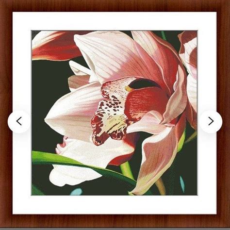 The stitches can be worked diagonally across the canvas, or in a horizontal or vertical line. Flower Orchid Cross stitch Pattern,Cross stitch Pattern ...