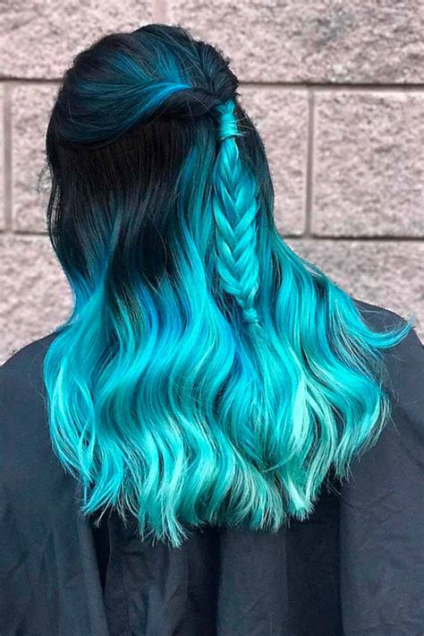 Find and save images from the blue / turquoise collection by mimz (coconut_cream) on we heart it, your everyday app to get lost in what you love. 45 Trendy Styles For Blue Ombre Hair | LoveHairStyles.com