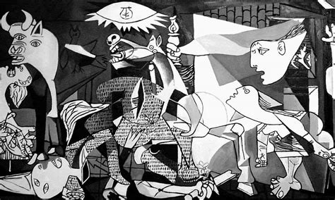 Guernica by pablo picasso (349 x 776cm), oil on canvas. Mais além das artes plásticas, a Política e a Poesia de ...
