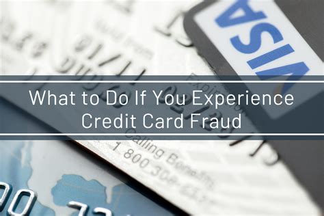 By contrast, when your credit card is used fraudulently, you aren't out any money—you just notify your credit card company of the fraud and don't pay for the transactions you didn't make while. What to Do If You Experience Credit Card Fraud (With images) | Credit card fraud, Credit card ...