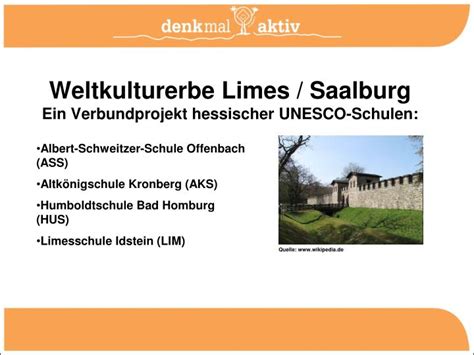 There is a bus stop directly outside the best western plus aalener römerhotel a.w.l. PPT - Weltkulturerbe Limes / Saalburg Ein Verbundprojekt ...