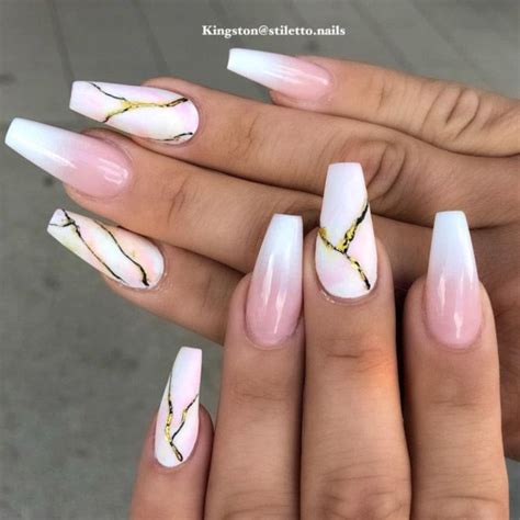 The Most Stylish Ideas For White Coffin Nails Design ... Red nail polish is a charmer for any and every female.