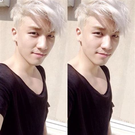 Seungri white hair it make him sexier. Seungri blonde hair obsession. | K-Pop Amino