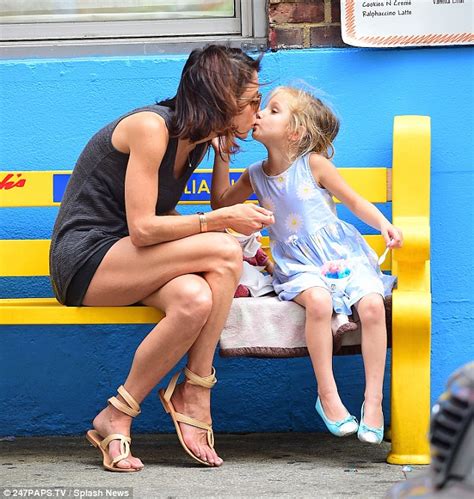 The battle for the guy's attention. Bethenny Frankel takes daughter Bryn out for ice crean and ...