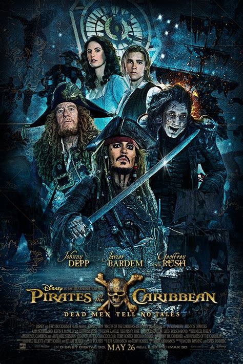 Johnny depp returns to the big screen as the. PIRATES of the CARIBBEAN: DEAD MEN TELL NO TALES Poster ...