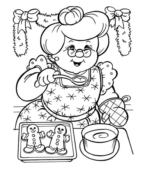 Color in this picture of mrs claus and others with our library of online coloring pages. Mrs. Claus Christmas Coloring Page Coloring Pages