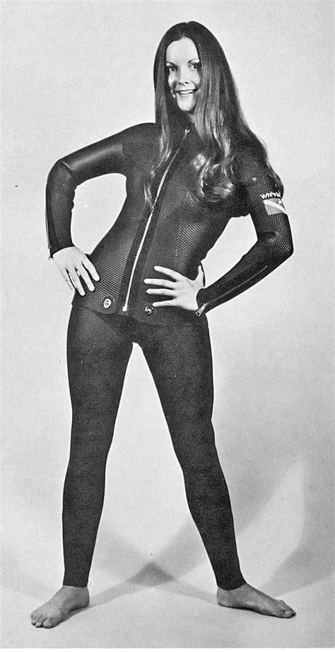 The make of suit appears to be amf voit. Vintage Scuba | Scuba girl, Womens wetsuit, Scuba wetsuit