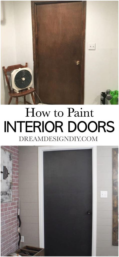 And you can still paint both sides in a day if you rest the door on lag screws. Painting interior doors is a low cost and easy way to add a decorative touch to your home. # ...