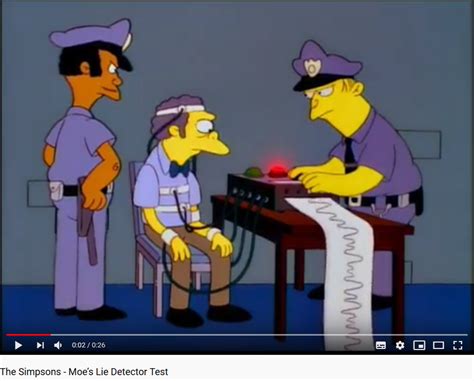 Lie detector tests, or polygraphs, work by comparing your responses to control and relevant questions. Шаблон The Simpsons - Moes Lie Detector Test - Рисовач .Ру