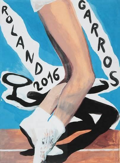 Original 1981 promotional poster for the french open at roland garros. 'Roland Garros' Print - Marc Desgrandchamps | AllPosters ...