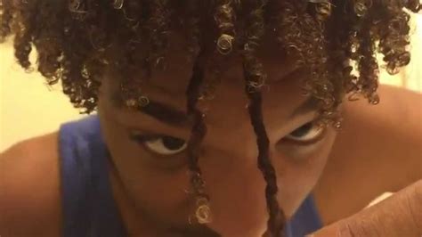 Leave it on for at least 20 minutes and if your hair is super snarled, pop on a plastic cap or towel to help heat up your head, which will open up the cuticle of your hair and invite the conditioner to penetrate more deeply. twist curly hair (black male) - YouTube