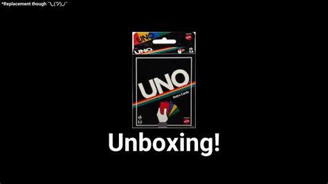Uno™, the world's most beloved card game with new experience. Unboxing UNO Retro Cards (replacement) - YouTube