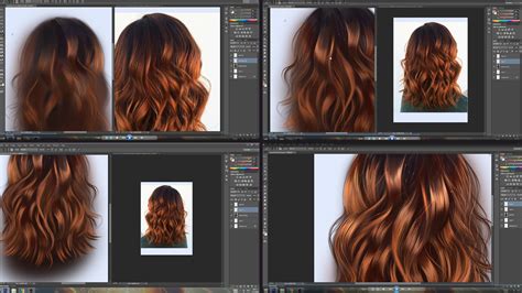 ArtStation - Hair Painting In Photoshop - Video Tutorial | Artworks