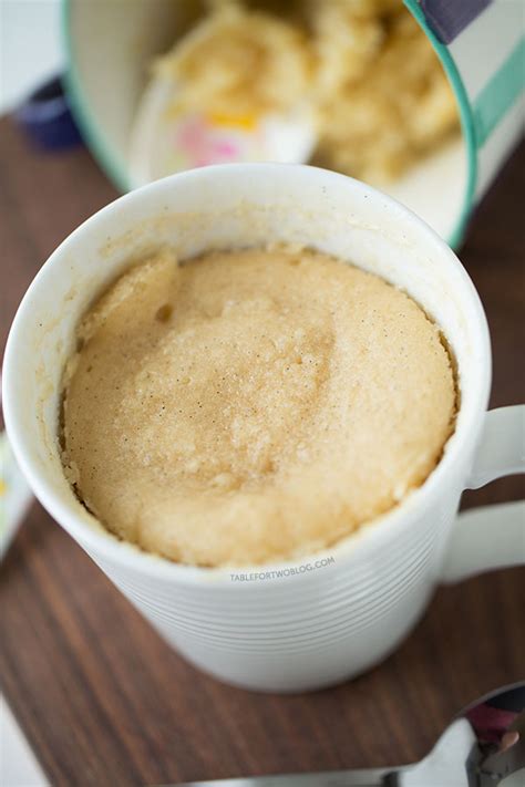 But i wanted to try a a basic eggless vanilla sponge cake too. Vanilla Mug Cake Recipe No Egg : The Moistest Very Vanilla ...