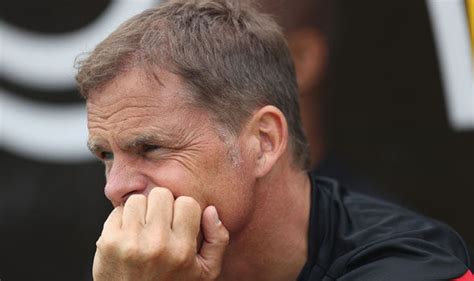 Za nami dopiero cztery kolejki, a poleciała już pierwsza głowa. Frank de Boer's plans at Crystal Palace leaked to non ...