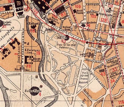 Hannover tram and metro map. Old Map of Hanover Germany 1890 Hannover - VINTAGE MAPS ...