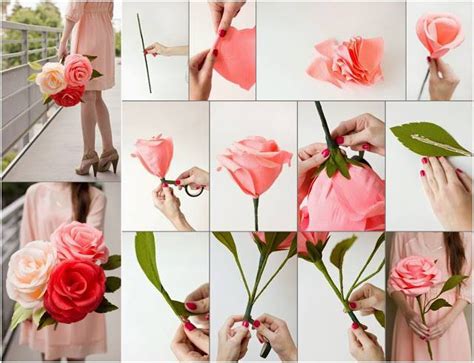 Bunga apa saja yang bisa dibuat dari kertas krep? Cute :) cara membuat bunga mawar dari kertas