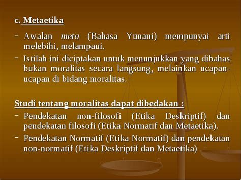 Pengertian etika (etimologi), berasal dari bahasa yunani adalah ethos, yang berarti, karakter, watak, kesusilaan atau adat kebiasaan (custom). Pengertian Etiket : Pengertian Etika Dan Etiket Contoh ...