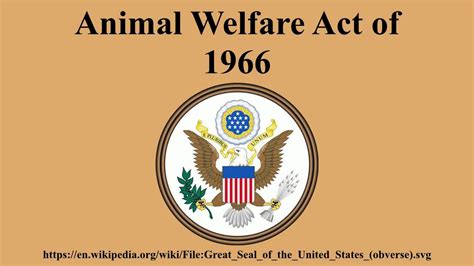 The concept of animal welfare includes three elements: Animal Welfare Act of 1966 - YouTube