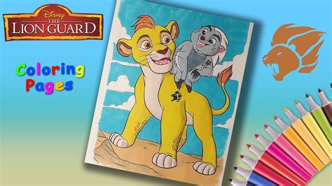 Maybe you would like to learn more about one of these? The Lion Guard Coloring Book Page. Kion and Bunga coloring ...