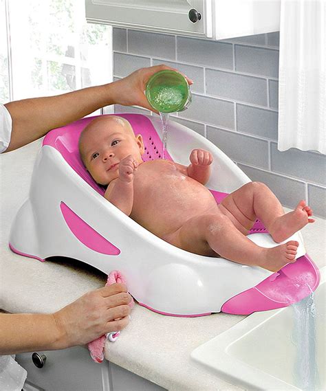 Bring your baby to the bath area and undress him completely. Take a look at this Munchkin Pink Munchkin Clean™ Cradle ...