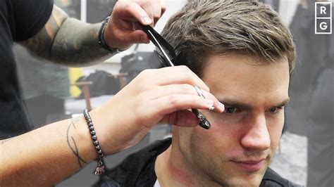 and scissors.but they need to be hairdressing scissors as they are very sharp and light weight so are easier to handle. how can you achieve the perfect buzzcut at home? Classic Scissor Cut Short Back & Sides Men's Haircut - YouTube