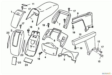 Beim scooter sv 4 kann der motor nur gestartet fangsack/schutzklappe nicht richtig angehangen werden, wenn der fangkorb. Wolf-Garten Scooter Scooter SV 4 6150000 Serie B (1999 ...