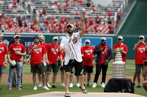 Alex ovechkin's gorgeous fiancée proves missing teeth don't make a difference. Alex Ovechkin throwing the first pitch before Game 4 ...