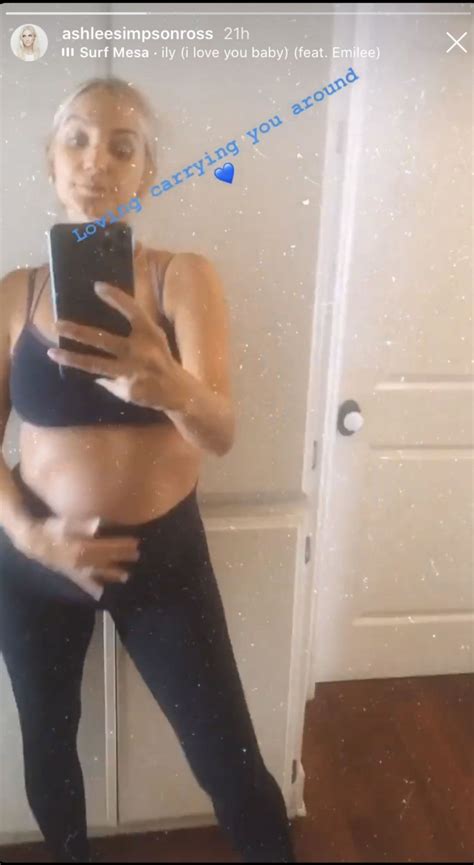 British milf nici stirling plays with herself british euro. Ashlee Simpson Models Her Bare Baby Bump in Cute Mirror ...