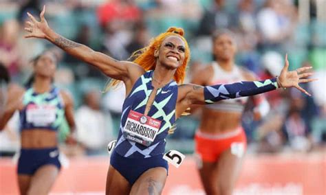 Ashley landis, associated press flaming orange hair, confident swagger and incredible speed. Sha'Carri Richardson out of Olympic 100m after positive ...