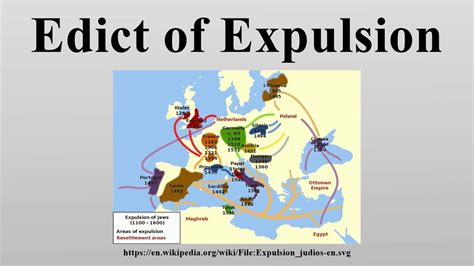 Find more ways to say expulsion, along with related words, antonyms and example phrases at thesaurus.com, the world's most trusted free thesaurus. Edict of Expulsion - YouTube