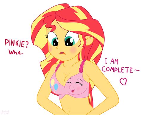 That thought also informed her i'll be honest, i don't really like pinkie. #1277399 - suggestive, artist:phallen1, pinkie pie, sunset ...