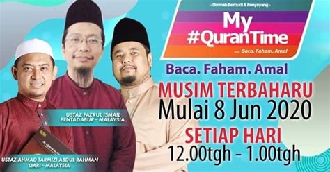 Check spelling or type a new query. Program MyQuranTime di TV Al-Hijrah Diteruskan Sehingga 2 ...