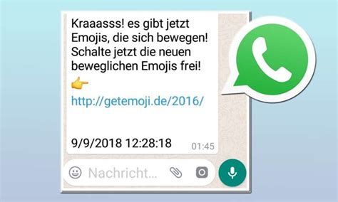 So, you can use it as a symbol for. Whatsapp und bewegliche Emojis: Kettenbrief führt zu ...