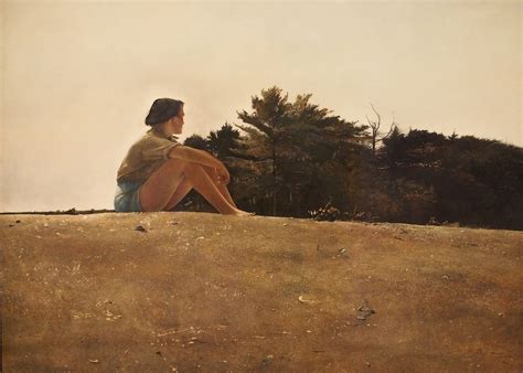Andrew Wyeth painted his wife - Sandspit (1953) | Andrew wyeth, Andrew wyeth paintings, Andrew 