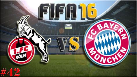 Compare form, standings position and many match statistics. 1. FC Köln vs FC Bayern München (Fifa 16 Trainerkarriere ...