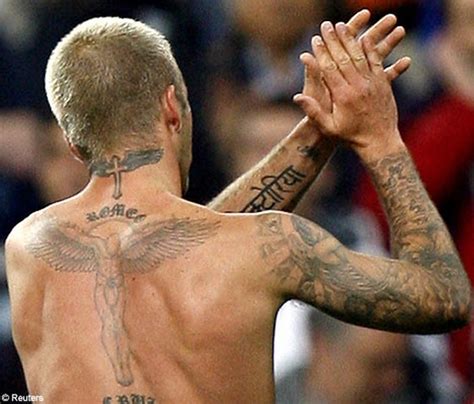 With more than 30 tattoos on his sculpted body, this. Daily Vibes: David Beckham Tattoos